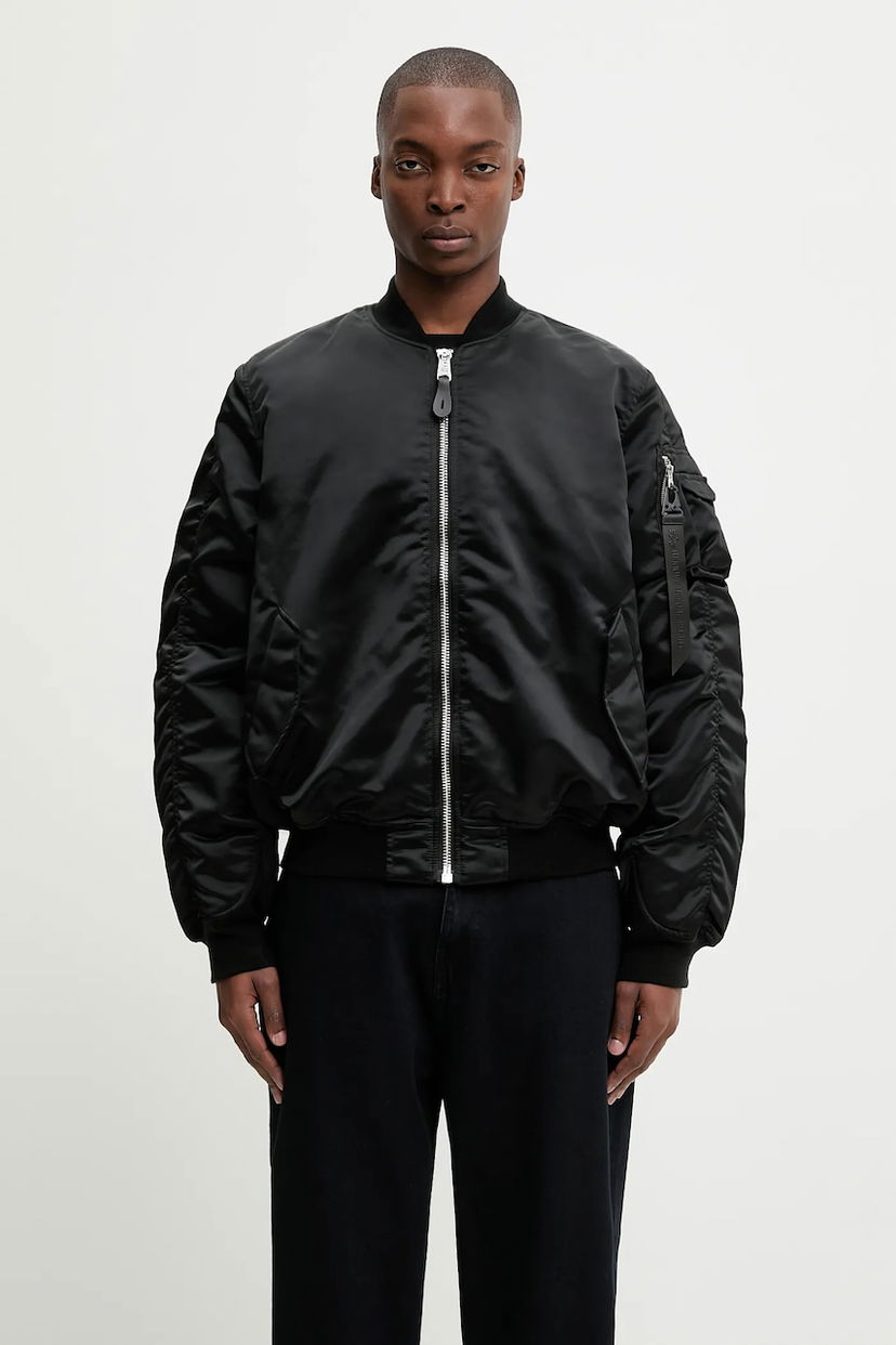 Яке бомбър Alpha Industries MA-1 UV Bomber Jacket Черно | 766027