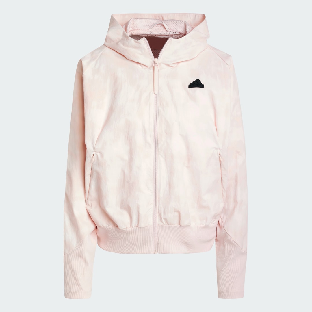 Ветровка adidas Performance Woven Full-Zip Training Hoodie Бежово | IW7735, 0