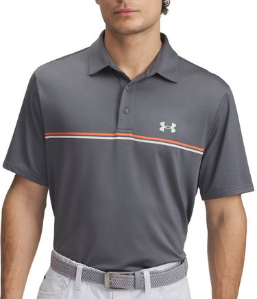 Поло тениска Under Armour Under Armour Playoff 3.0 Stripe Polo Shirt Сиво | 1378676-025, 0