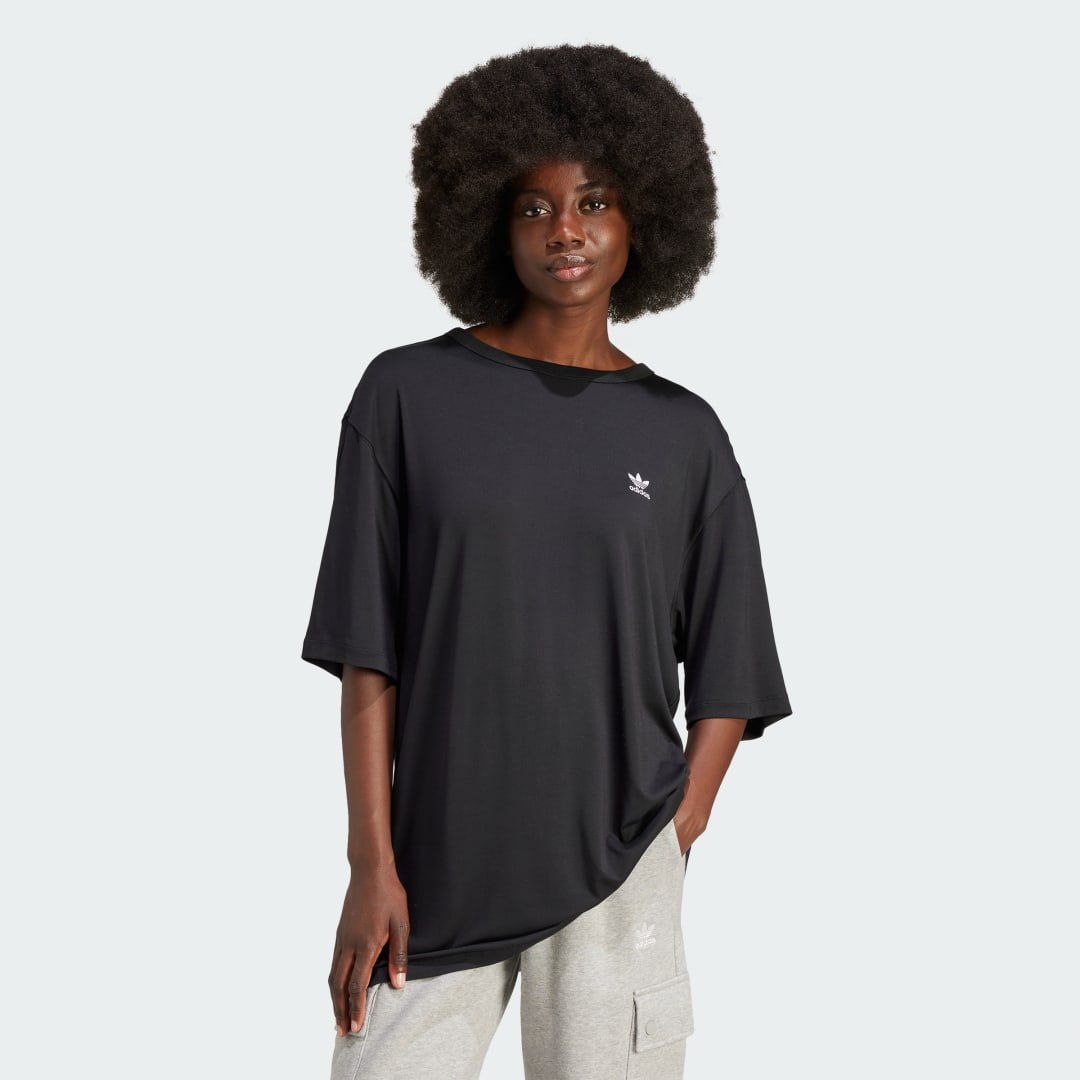 Тениска adidas Originals Trefoil T-shirt Черно | IU2408, 0
