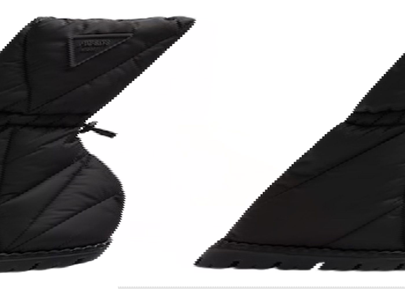 Кецове и обувки Prada Quilted Booties Black Nylon Черно | 2UE019_3LGO_F0002_F_G000, 0