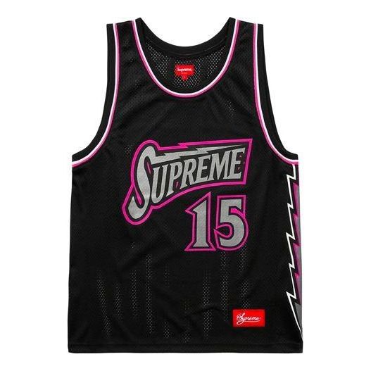 Потник Supreme Bolt Basketball Jersey Черно | SUP-SS18-428