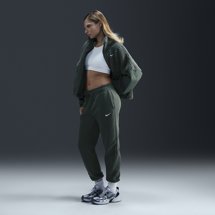 Спортни панталони Nike Sportswear Phoenix Fleece Pants Зелено | FZ7626-338