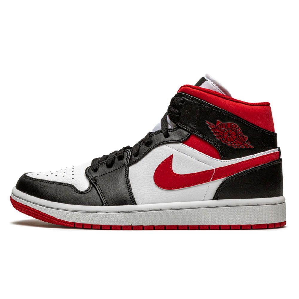Кецове и обувки Jordan Air Jordan 1 Mid "Black Gym Red" Черно | 554724-122, 0