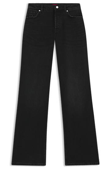 Дънки BOSS Comfort-Stretch Wide-Leg Jeans Черно | 50546496, 0