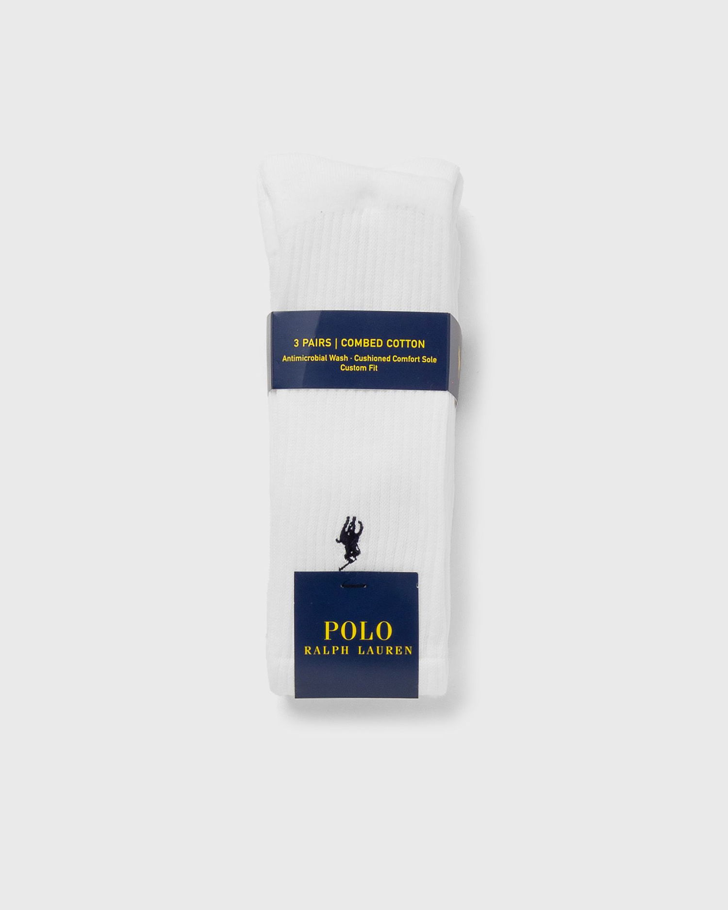 Чорапи Polo by Ralph Lauren Sports Sock - 3 Pack Бяло | 449655211003, 1