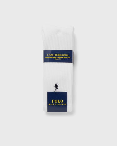 Чорапи Polo by Ralph Lauren Sports Sock - 3 Pack Бяло | 449655211003, 1
