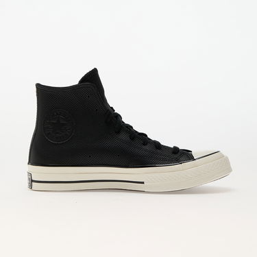 Кецове и обувки Converse Chuck 70 Leather Black/ Gingersnap/ Egret Черно | A08637C, 2