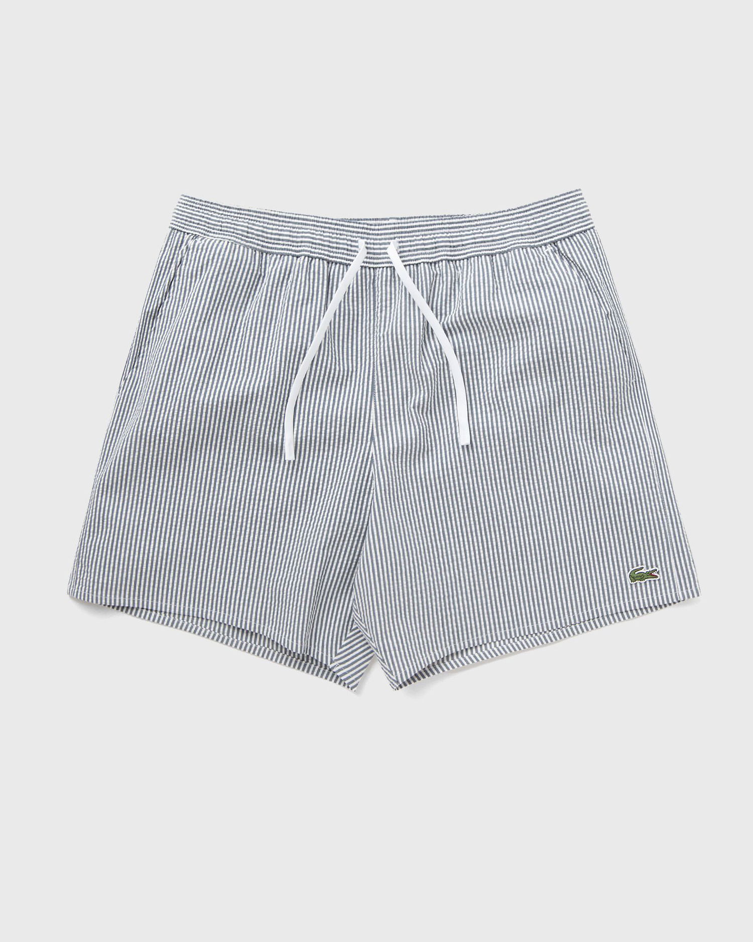 Бански Lacoste Lacoste Seersucker Swim Shorts Синьо | MH9089-HXI, 1