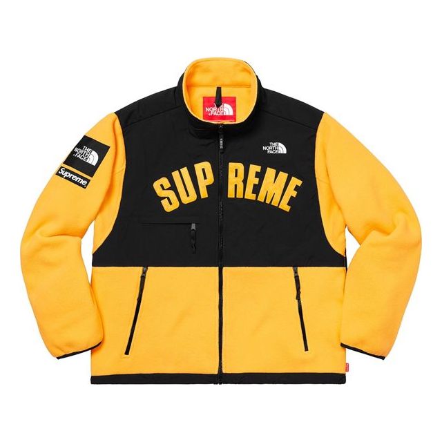 Пуловер Supreme The North Face Arc Logo Denali Fleece Jacket Жълто | SUP-SS19-549