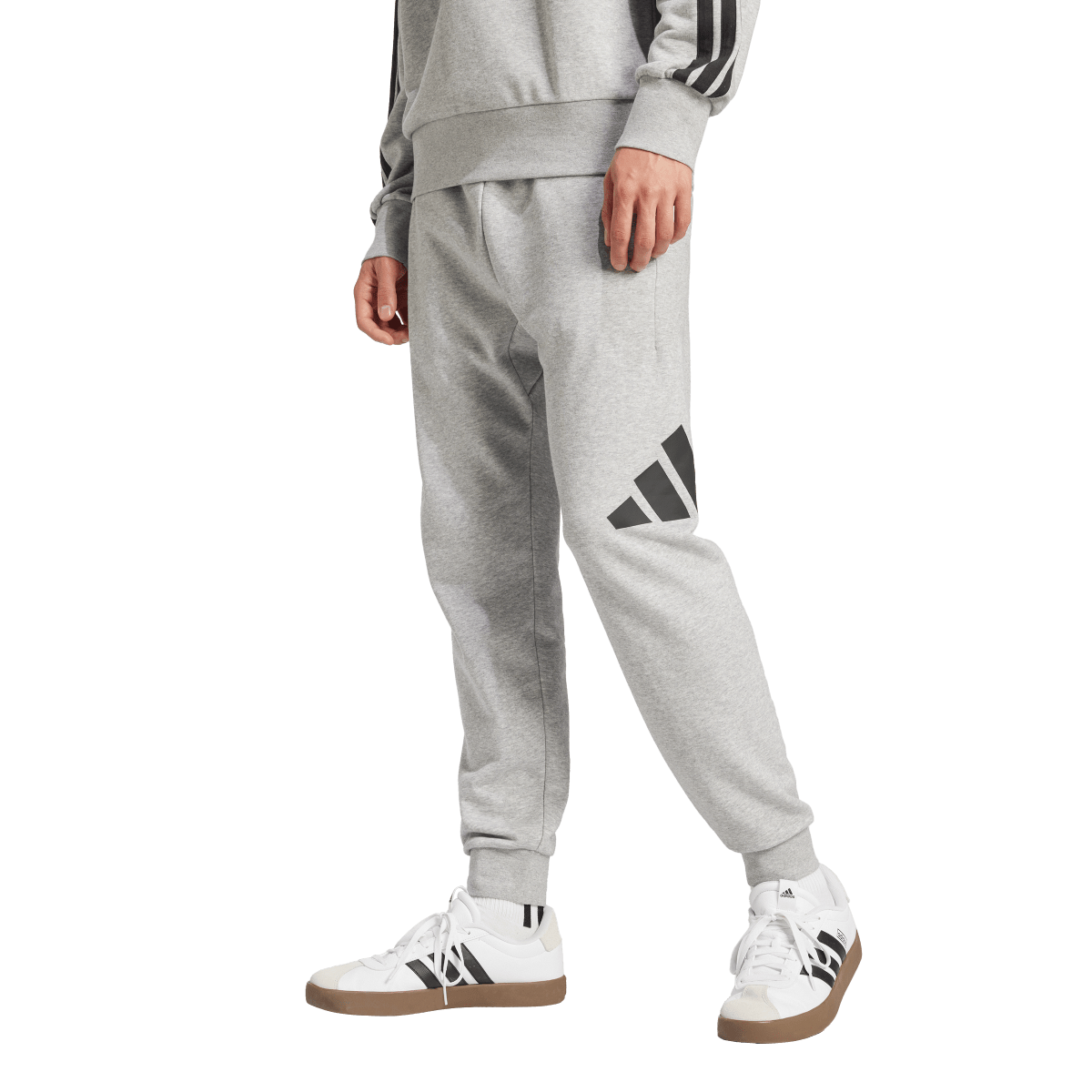 Спортни панталони adidas Originals Big Logo Fleece Track Pants Сиво | JE8969, 0