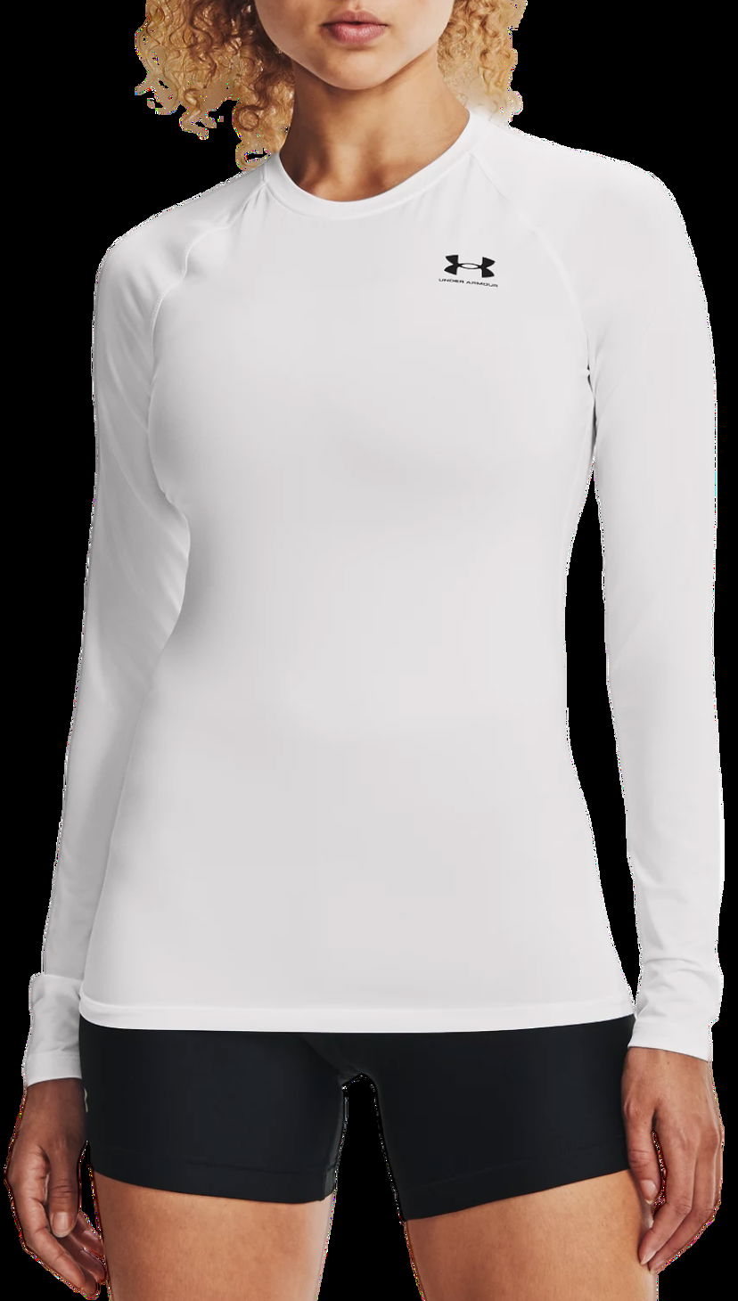 Тениска Under Armour HeatGear Compression Long Sleeve Бяло | 1365459-100