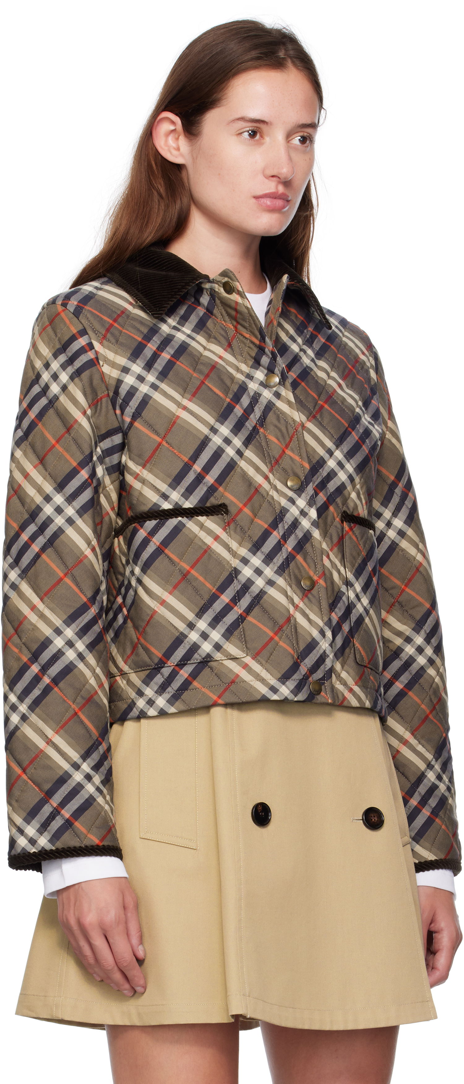 Яке Burberry Burberry Oldham Quilted Jacket Многоцветен | 8110384, 1