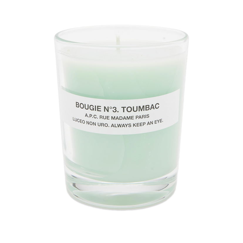 Свещи A.P.C. Candle No.3 in Toumbac Зелено | YBZAA-M84001-VAC