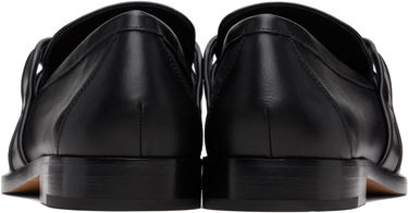Кецове и обувки Bottega Veneta Bottega Veneta Astaire Knotted Leather Loafers Черно | 796445V5DZ01000, 1
