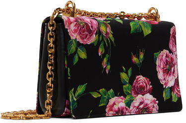 Дамска чанта Dolce & Gabbana Dolce&Gabbana 'DG' Floral Print Shoulder Bag Черно | BB6498 AS110, 2