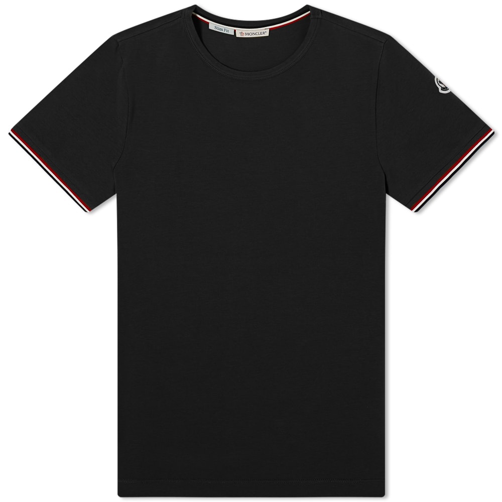 Тениска Moncler Arm Logo Classic Tee Черно | 8C716-00-87296-999, 0