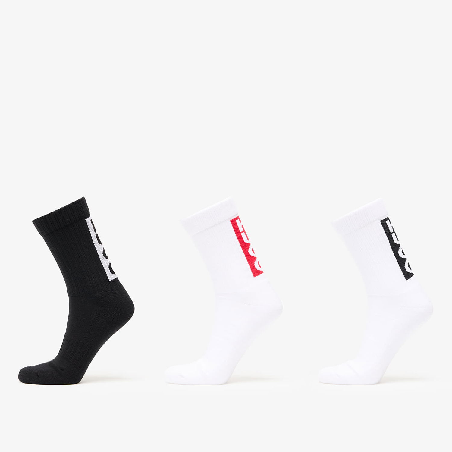 Чорапи BOSS Hugo Boss Back Label CC 3-Pack Socks Черно | 50521068-960, 0