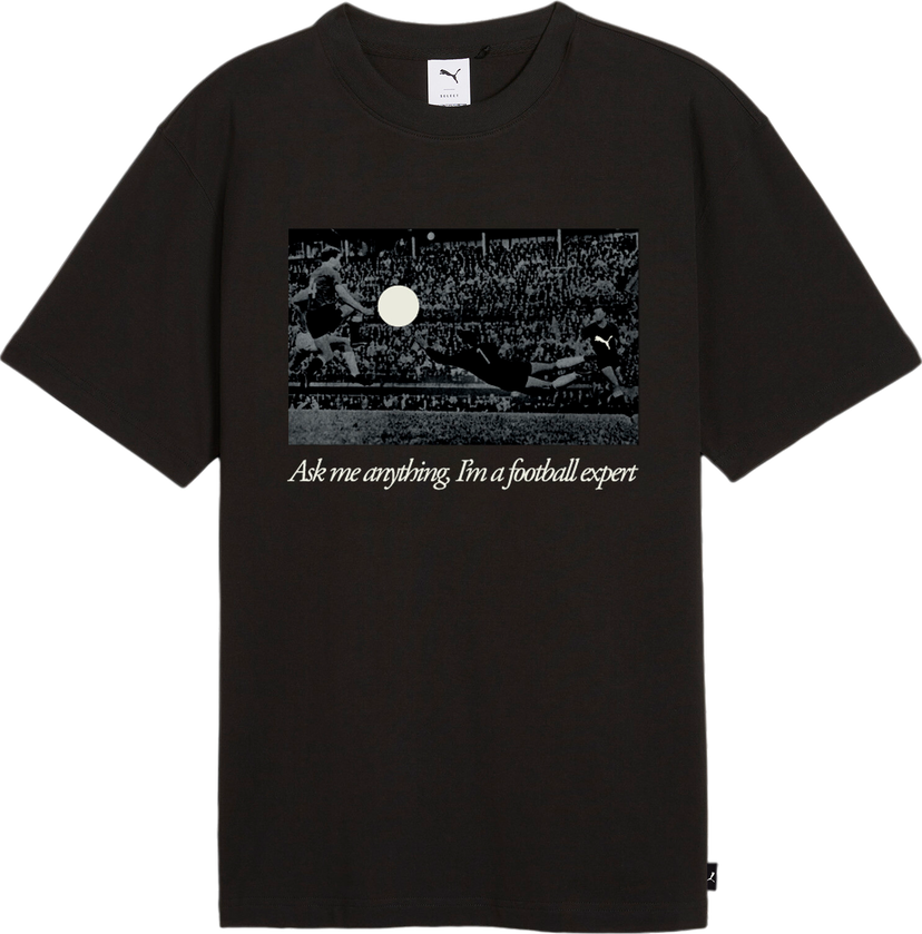 Тениска Puma Graphics Football Expert Tee Черно | 628185-01