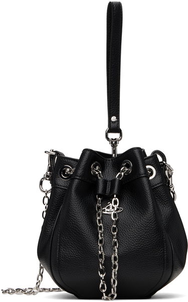 Чанта през рамо Vivienne Westwood Small Bucket Bag Черно | 4C030004W-S000D-, 0