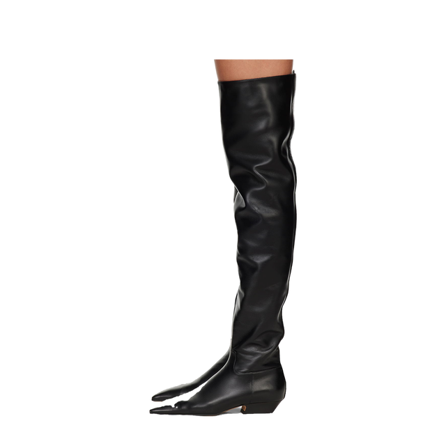 Black 'The Marfa Over-The-Knee Flat' Boots