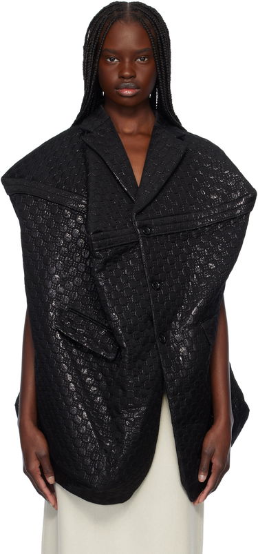 Жилетка Comme des Garçons Comme des Garçons Lame Floating Weave Vest Черно | GO-J027-051-1, 0