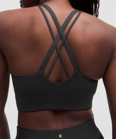 Сутиен lululemon Energy Evolve High Neck Longline Bra, Medium Support, B-D Cups Черно | prod20002099, 4