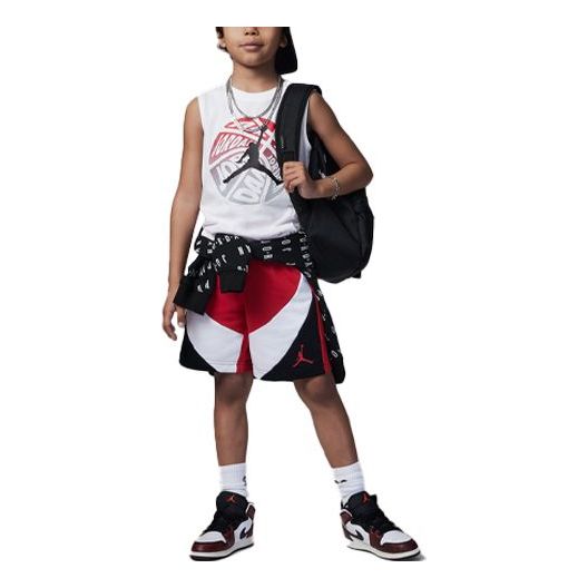 Потник Jordan Air Jordan Ball Muscle Tank Top and Shorts Set Бяло | FQ0622-687, 0