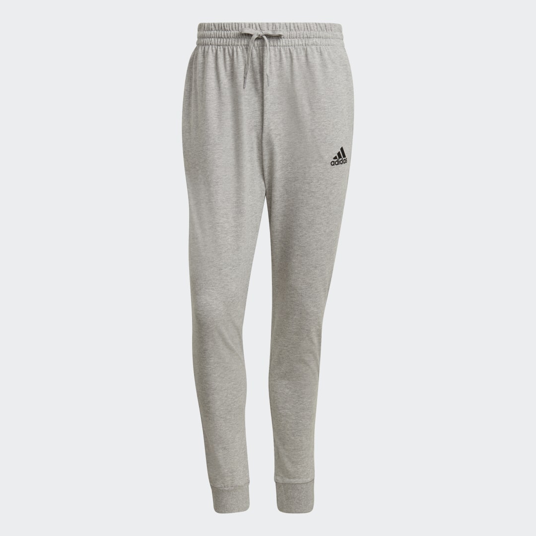Спортни панталони adidas Originals Essentials Single Jersey Tapered Cuff Сиво | GK9258, 1