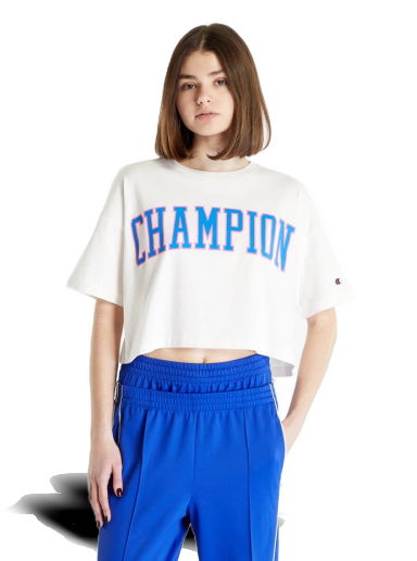 Тениска Champion Crewneck T-Shirt Бяло | 116086 CHA WW036