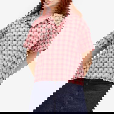 Риза BEAMS Beams Boy Check Short Sleeve Shirt Розово | 13010091803-30, 2