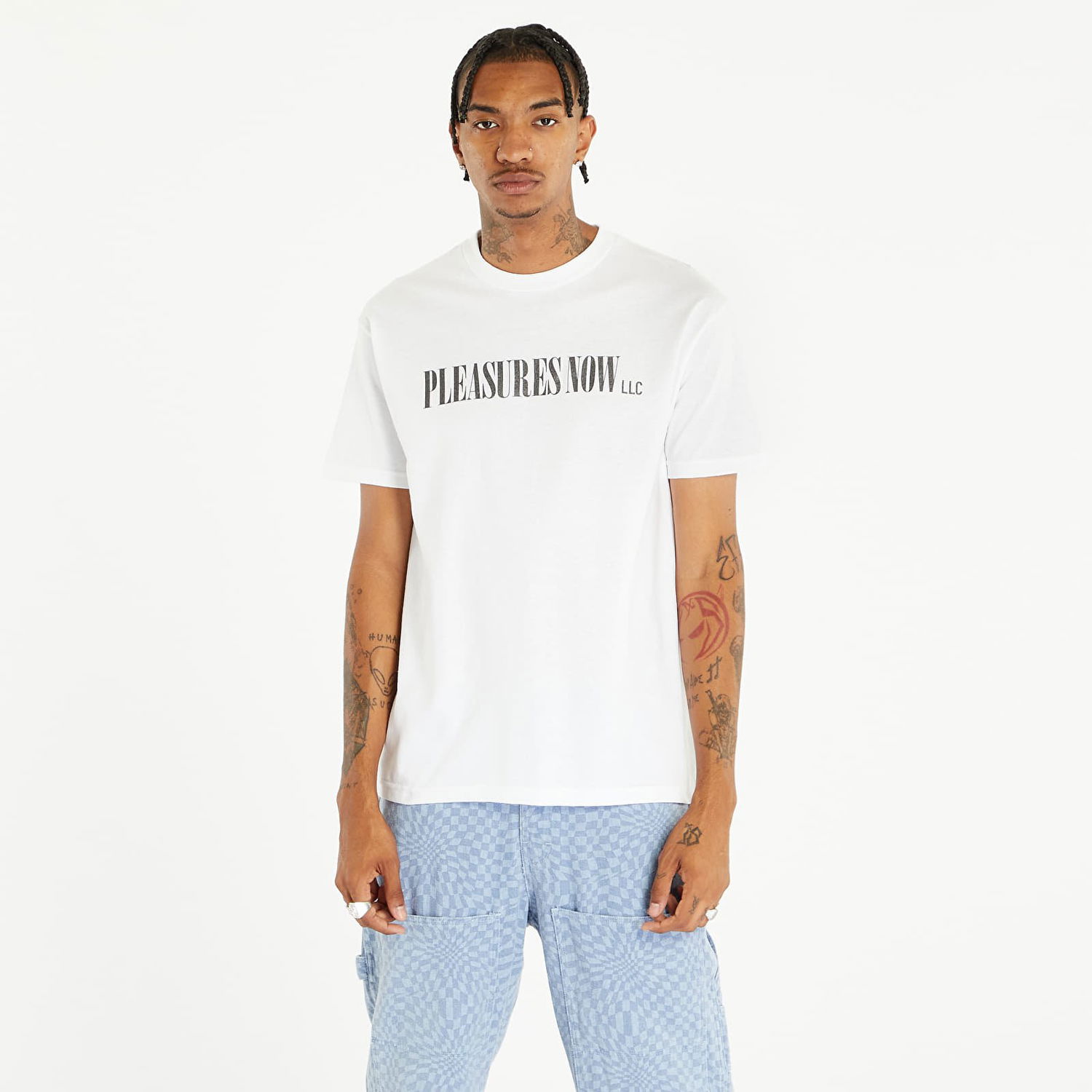 Тениска Pleasures LLC Short Sleeve Tee White Бяло | P23F053 WHITE, 0