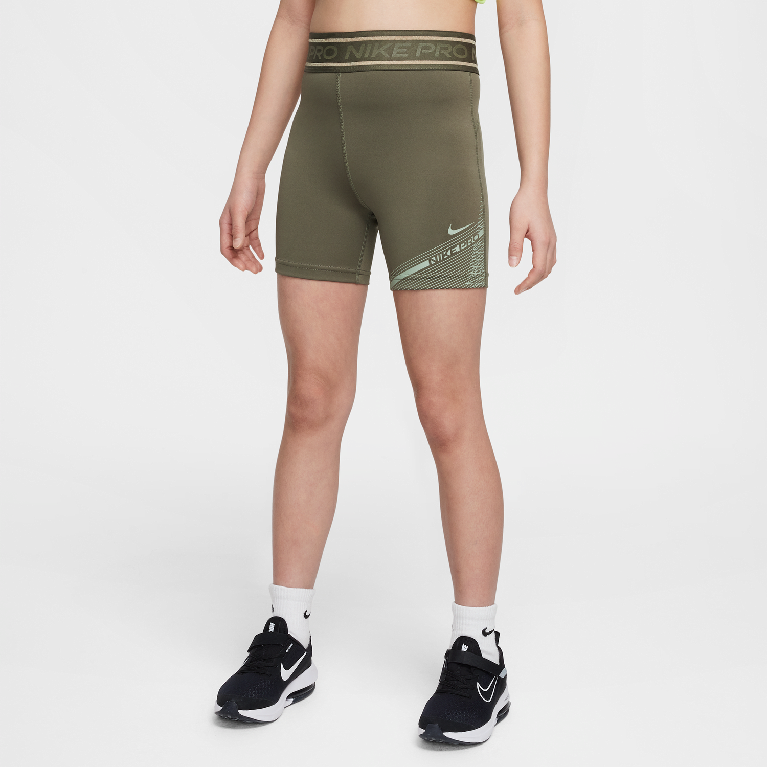 Къси панталони Nike Pro Dri-FIT 3" Training Shorts Зелено | HJ2854-222, 0