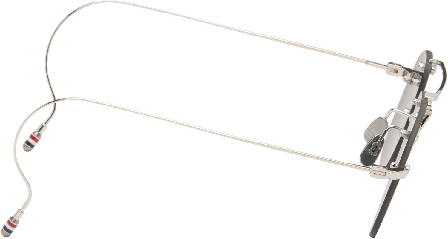 Слънчеви очила Thom Browne Thom Browne Titanium Rimless Aviator Sunglasses Металик | UES939A-G0001, 1