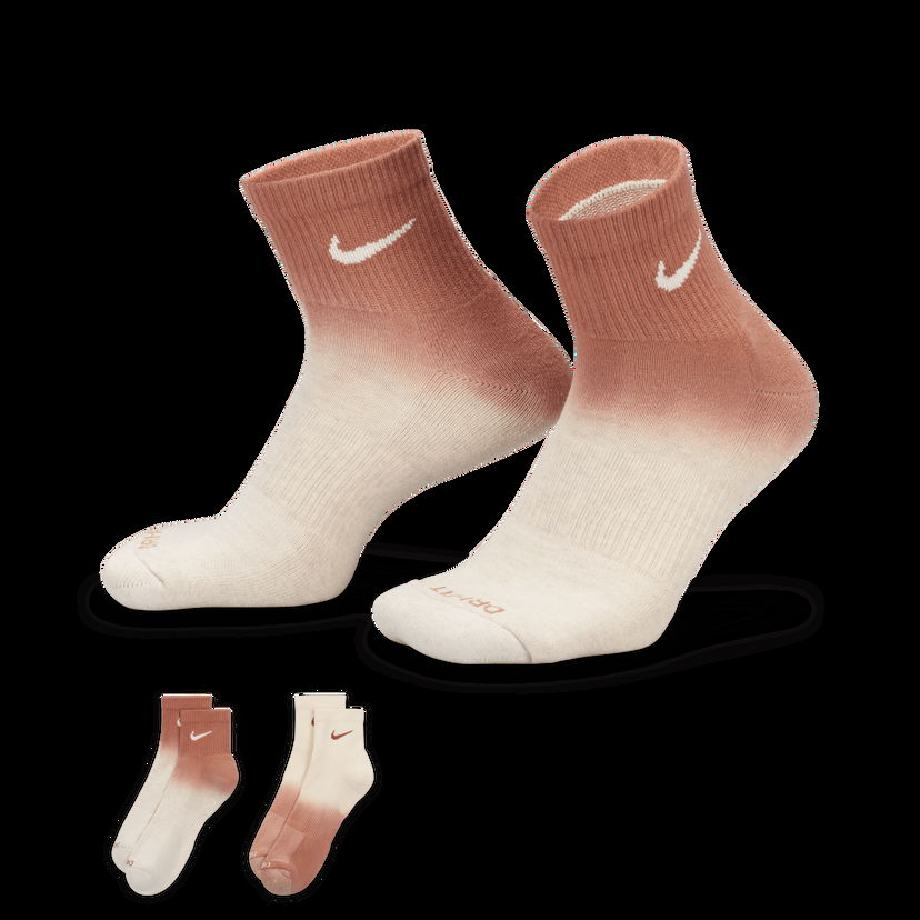 Чорапи Nike Everyday Plus 2 Pairs Червено | FJ4913-907