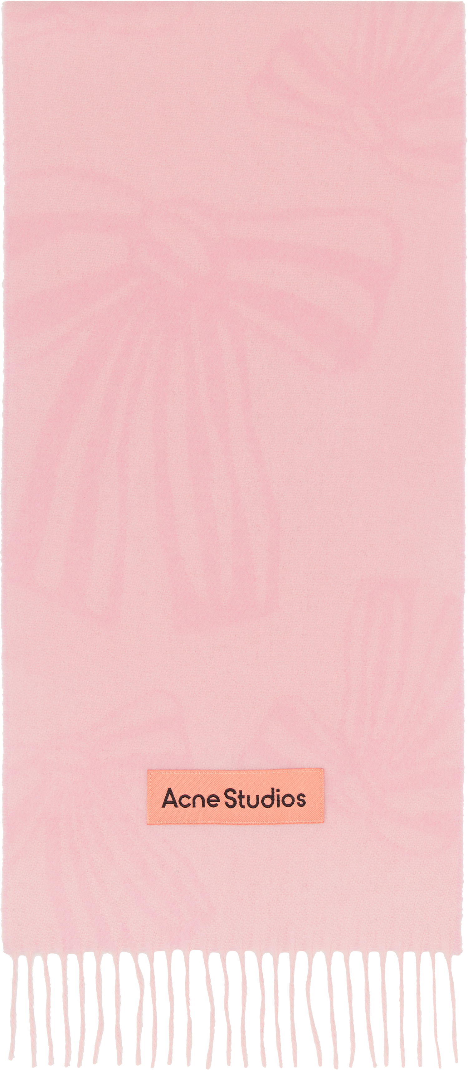Шал Acne Studios Acne Studios Cashmere Jacquard Scarf Розово | CA0366-, 0