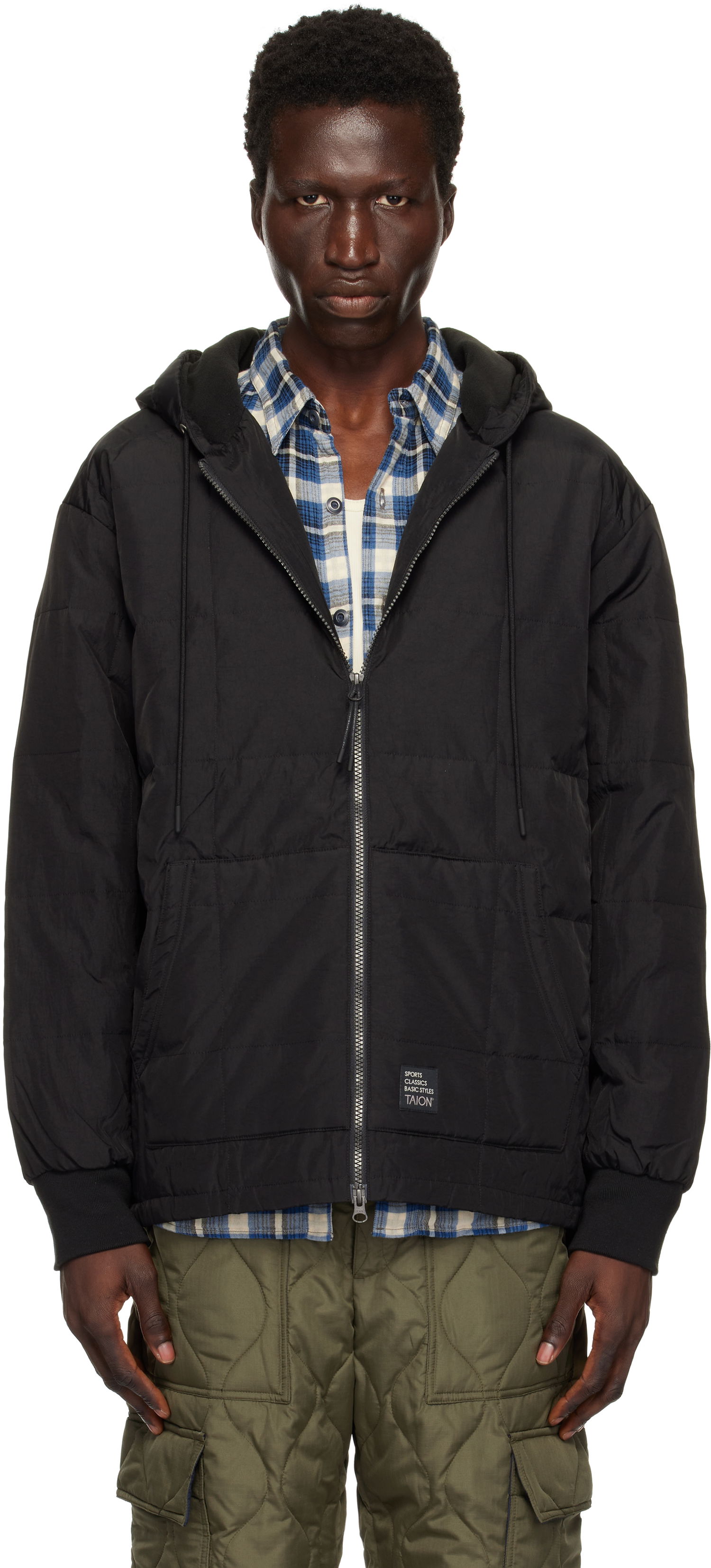 Суитчър TAION Sports Classic Front Zip Jacket Черно | TAION-106WZSC, 0