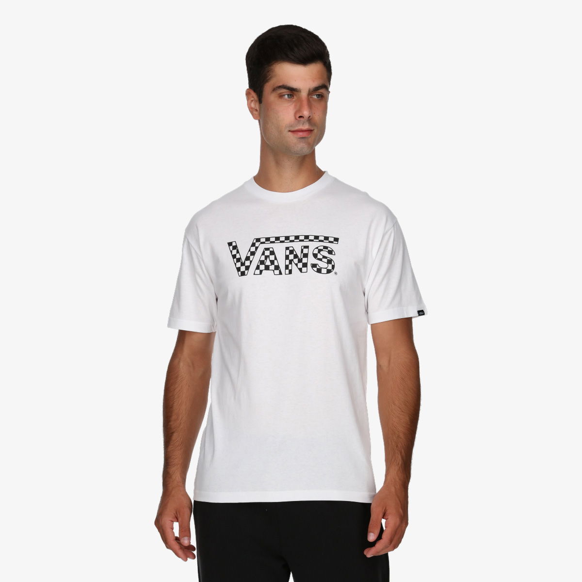 Тениска Vans Checkered Logo Graphic T-Shirt Бяло | VN0A7UCPYB2, 0