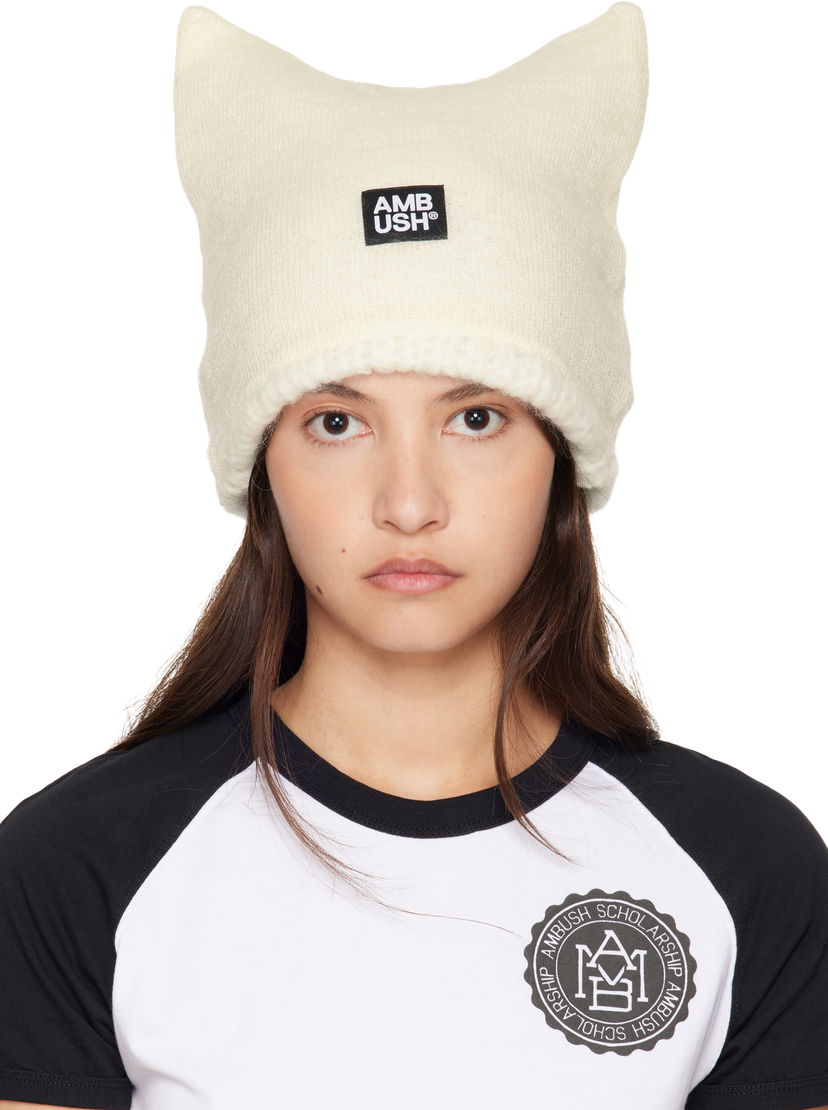 Шапка Ambush Exclusive Rave Beanie Бежово | BWLC003F24KNI0013100