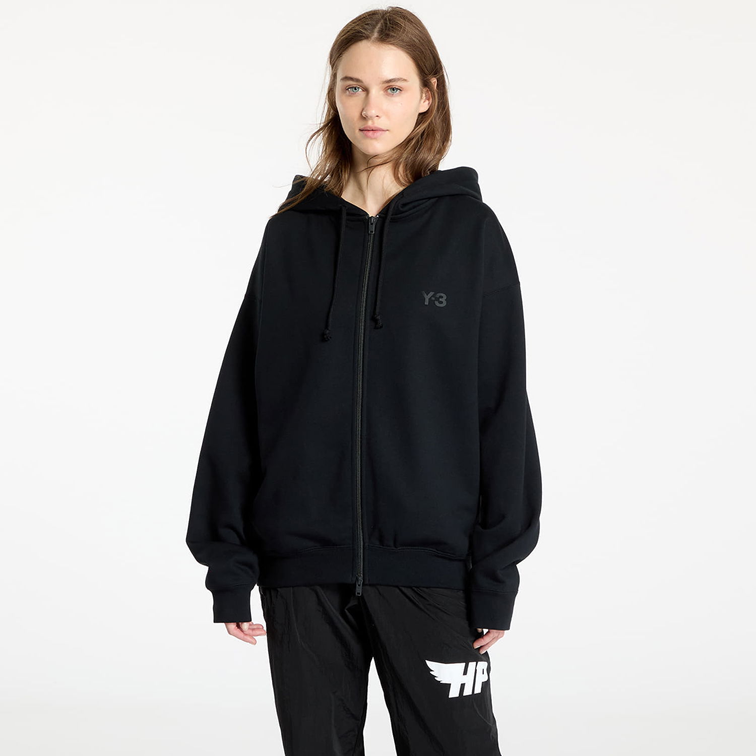 Суитчър Y-3 Brushed Terry Full Zip Hoodie UNISEX Black Черно | IW0073, 1