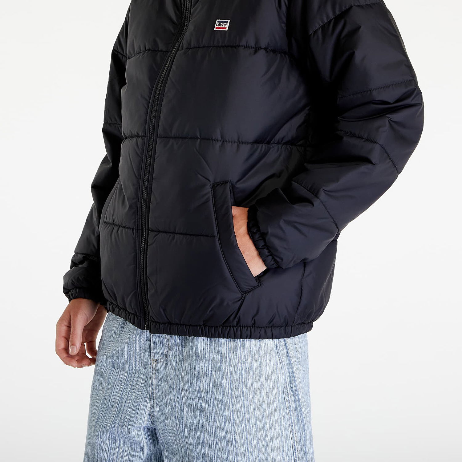 Пухо яке Levi's Telegraph Hood Short Jacket Черно | A4206-0000, 1