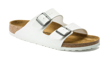Кецове и обувки Birkenstock Arizona Birko-Flor White Regular Fit Бяло | 0552681, 1