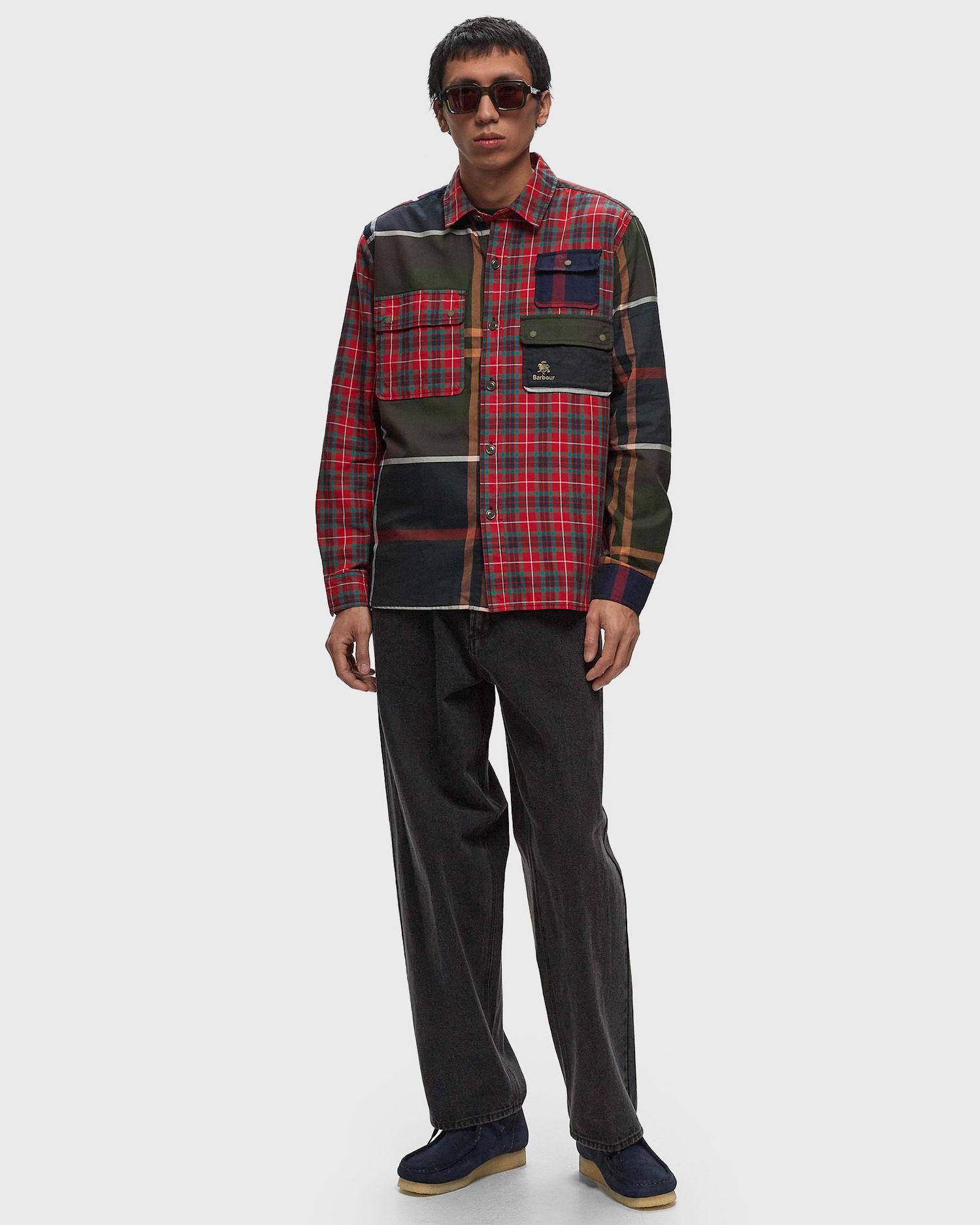 Риза Barbour Long Sleeve Shirt Червено | MSH5538MI73, 1