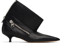 Biker Kitten Heel Ankle Boots