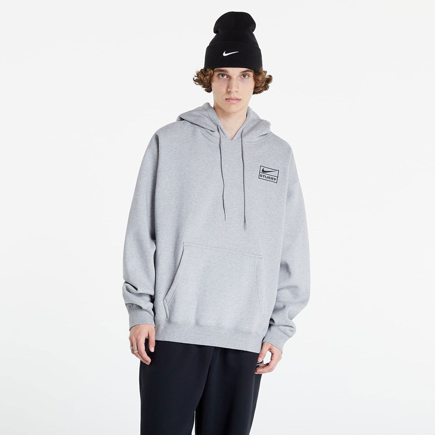 Суитчър Nike Stüssy x Pullover Hoodie Сиво | DJ9488-063, 1