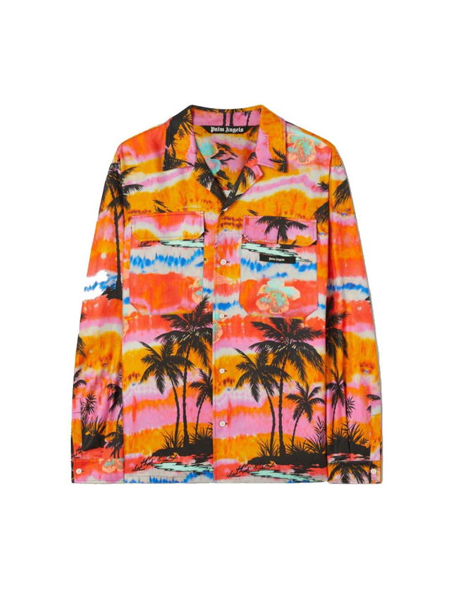 Psychedelic Palms Long-Sleeved Shirt