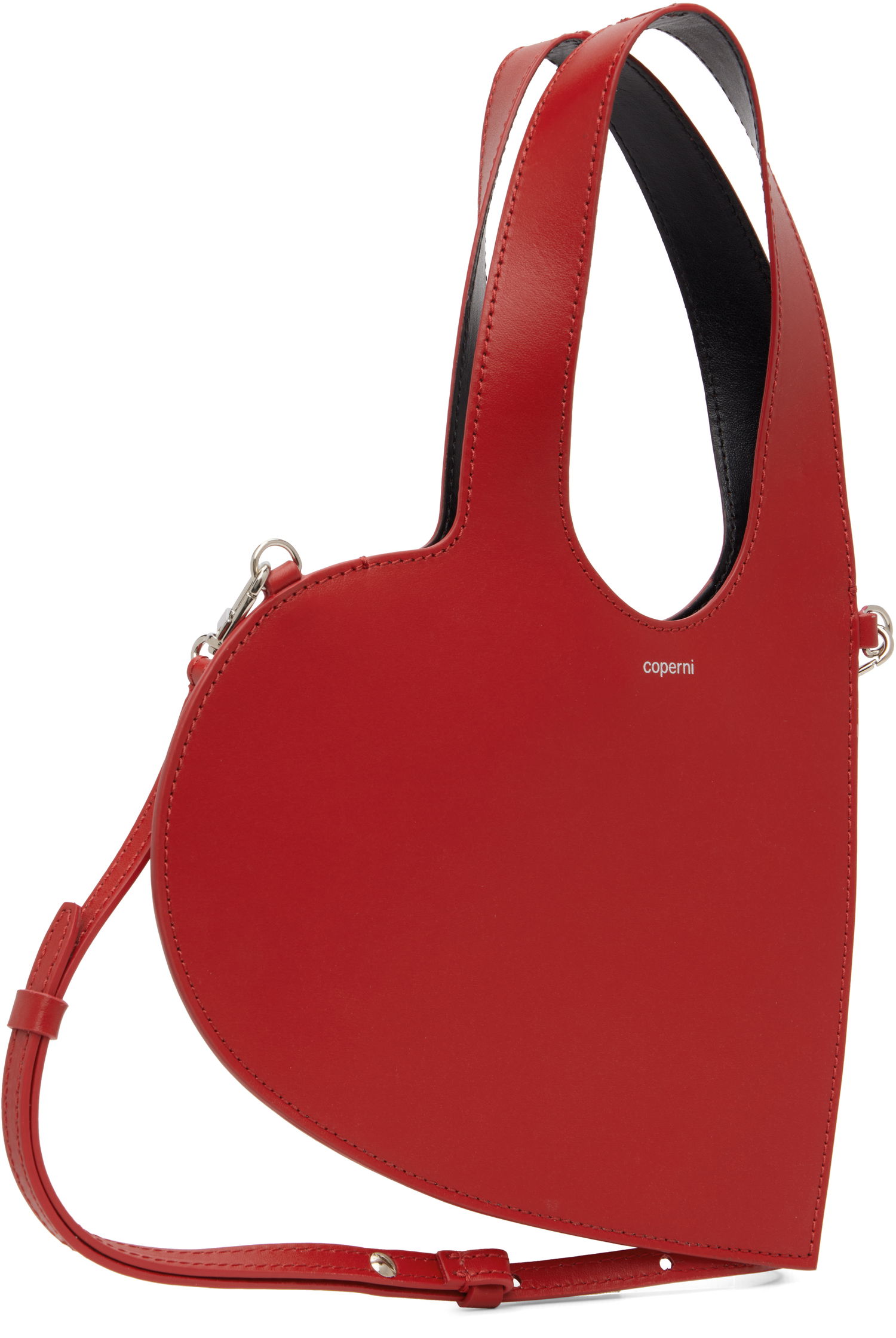 Дамска чанта Coperni Coperni Baby Heart Crossbody Tote Червено | COPBA93F6012, 1