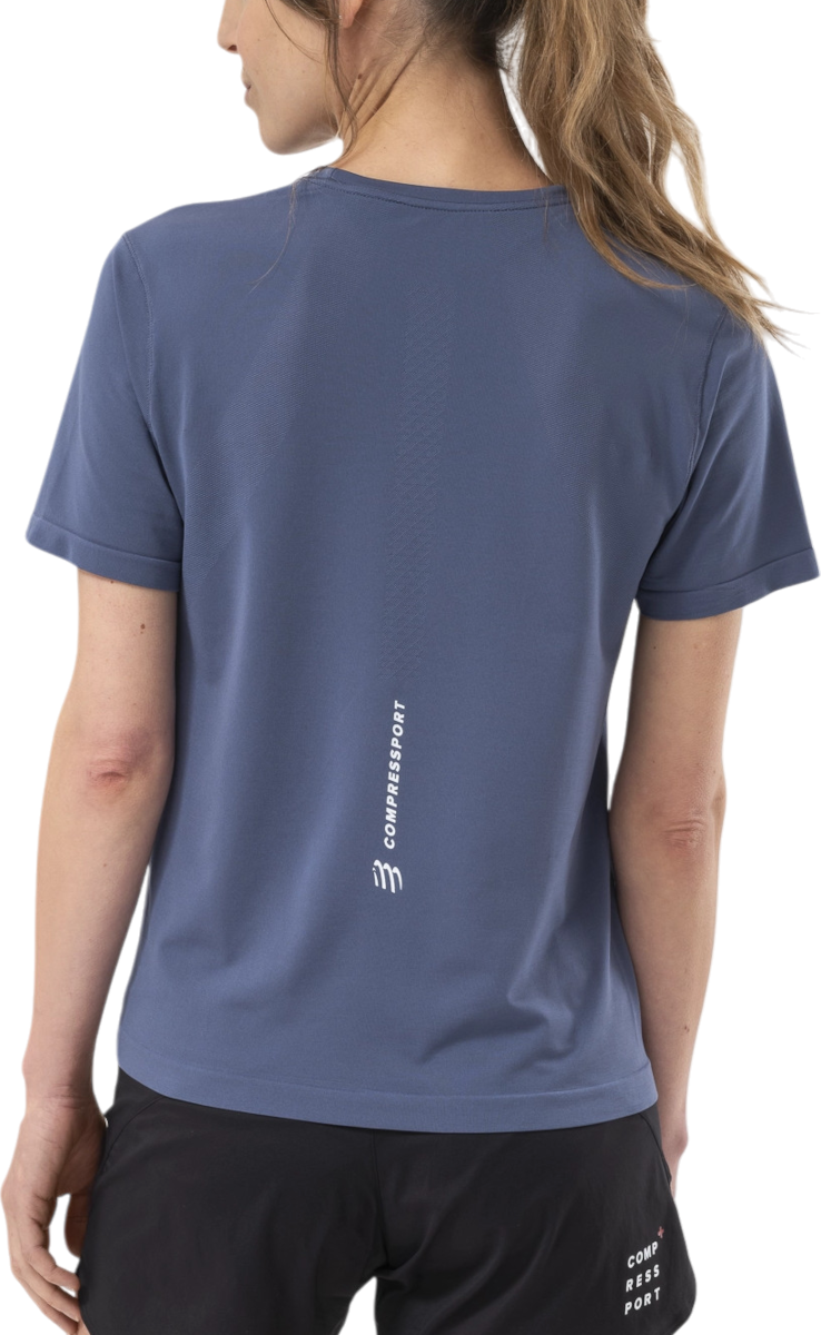 Тениска Compressport Performance Short Sleeve T-Shirt Синьо | atsw4935123, 1