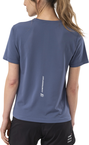 Тениска Compressport Performance Short Sleeve T-Shirt Синьо | atsw4935123, 1