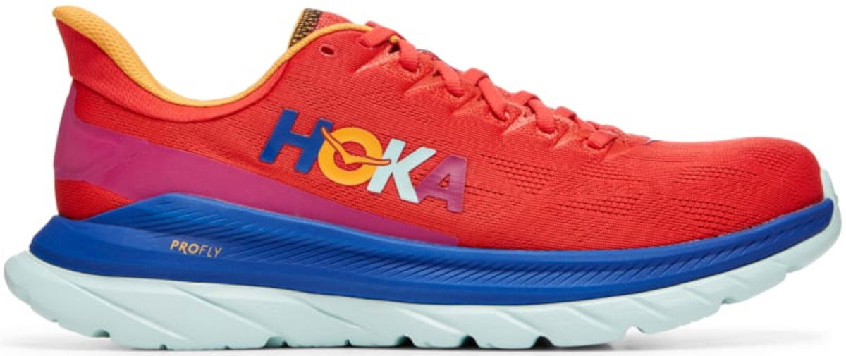 Кецове и обувки Hoka One One Běžecká obuv Mach 4 Червено | 1113528-fbln, 0
